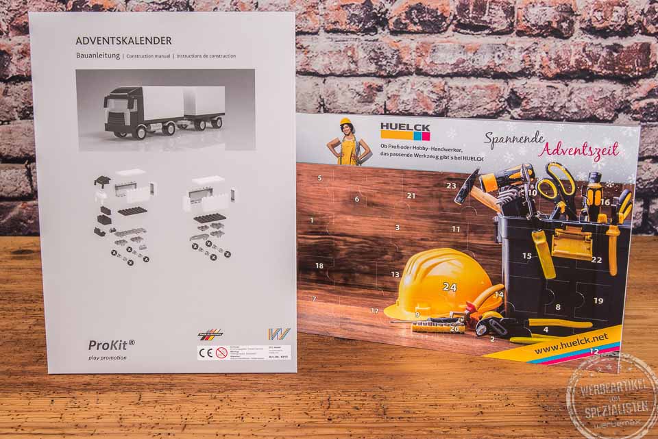 Walz Adventskalender mit LKW Bausatz