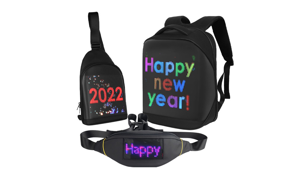 Smart LED Backpack Shoulder Bag