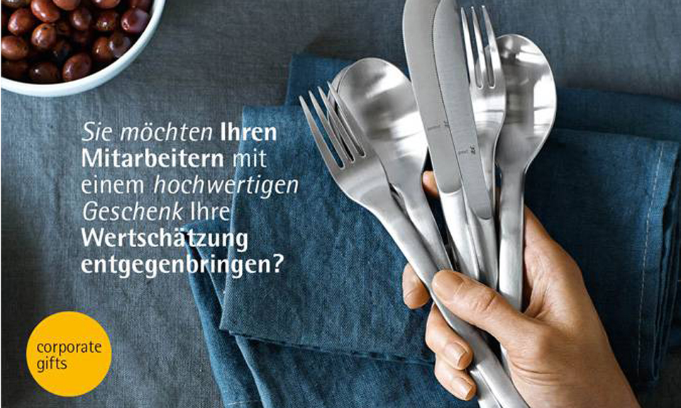 WMF Mitarbeitergeschenke &Uuml;bersicht.